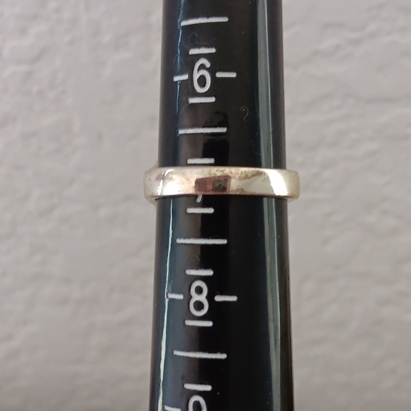 925 Thai Silver Turquoise Heart Ring - Picture 8 of 10